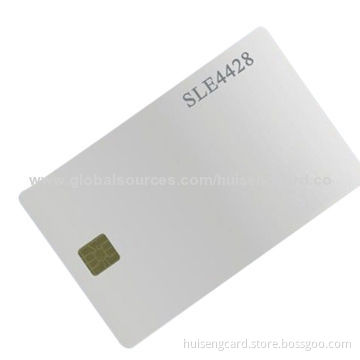 Blank White 4428 Contact IC Card with large storage capacity